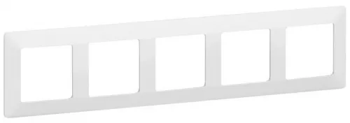 Рамка 5-м Valena Life универсальная бел. Leg 754005 фото 3