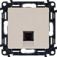 Механизм розетки телефонной Valena Life 1 выход RJ11 с лиц. панелью сл. кость Leg 753538