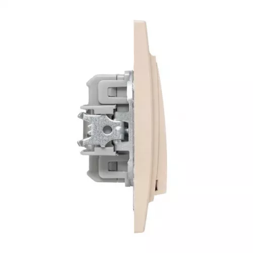 Выключатель 2-кл. СП Минск 10А IP20 беж. EKF ERV10-023-20 фото 3