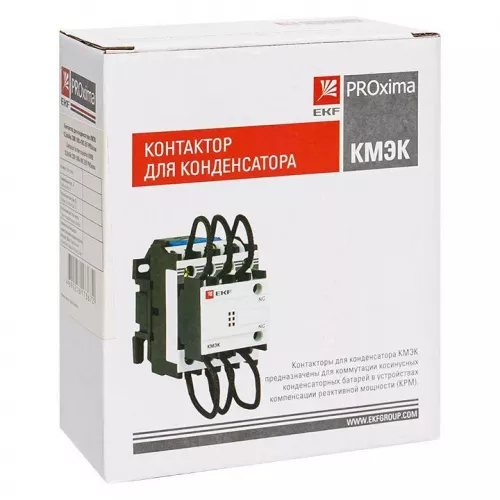 Контактор для конденсатора КМЭК 20квар 400В 2NО+1NC PROxima EKF ctrk-s-43-20-400 фото 2