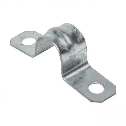 Скоба крепежная двухлапковая d14-15мм метал. (уп.100шт) EKF sm-2-14-15