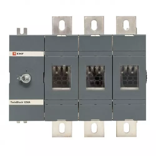 Рубильник 3п 1250А без рукоятки управления TwinBlock PROxima EKF tb-s-1250-3p фото 2