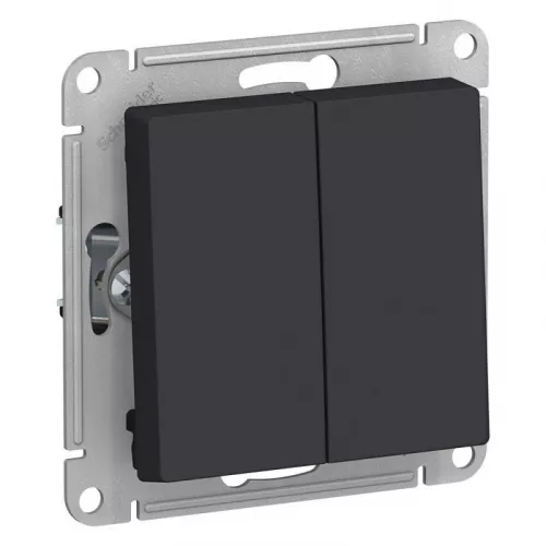 Механизм переключателя 2-кл. СП AtlasDesign 10А IP20 (сх. 6/2) 10AX карбон SchE ATN001065 Механизм переключателя 2-кл. СП AtlasDesign 10А IP20 (сх. 6/2) 10AX карбон SchE ATN001065