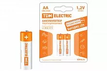 Аккумулятор AA-2500 mAh Ni-MH BP-2 TDM