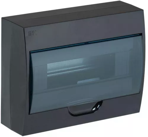 Корпус модульный пластиковый ЩРН-П-12 IP41 навесной черн. IEK MKP12-N-12-41-K02