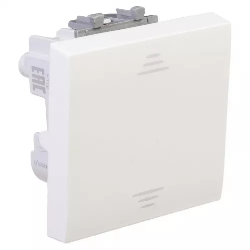 Выключатель модульный 1-кл. 2мод. Avanti "Белое облако" 16А IP20 бел. DKC 4400102 фото 2 Выключатель модульный 1-кл. 2мод. Avanti "Белое облако" 16А IP20 бел. DKC 4400102 фото 2