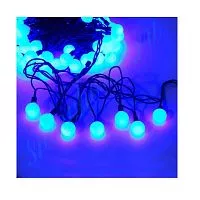 Гирлянда "Шарики" 100LED 2.4см наружняя соединяемая до 3мод. син. SHLights OLDBL100-B-E