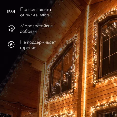 Шнур светодиодный Дюралайт фиксинг 2Вт 36LED/м бел. (уп.100м) Neon-Night 121-135 фото 2