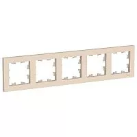 Рамка 5-м AtlasDesign универс. беж. SchE ATN000205
