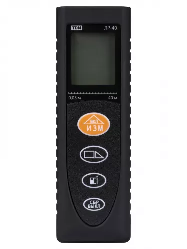 Лазерная рулетка ЛР-40, дальность 40 м, точность 2 мм, подсветка, IP54, 2хAAA, “Алмаз” TDM фото 4