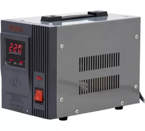 Стабилизатор напряжения АСН-1500/1-Ц 1ф 1.5кВт IP20 релейный Ресанта 63/6/3 фото 2