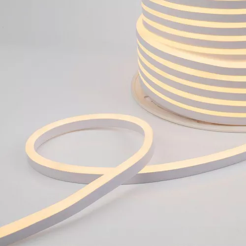 Шнур светодиодный гибкий неон LED SMD 8х16мм 120LED/м теп. бел. (уп.100м) Neon-Night 131-046 фото 2 Шнур светодиодный гибкий неон LED SMD 8х16мм 120LED/м теп. бел. (уп.100м) Neon-Night 131-046 фото 2