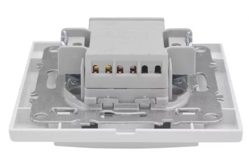 Выключатель 1-кл. СП Минск 10А IP20 с индикатором бел. Basic EKF ERV10-121-10 фото 3