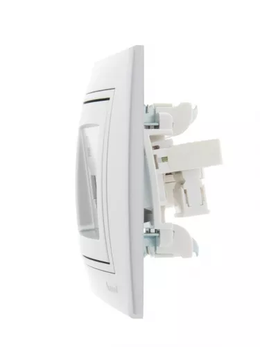 Розетка компьютерная + телеф. СП Мира RJ11 + RJ45 метал. сер. LEZARD 701-1010-143 фото 3 Розетка компьютерная + телеф. СП Мира RJ11 + RJ45 метал. сер. LEZARD 701-1010-143 фото 3