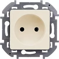 Механизм розетки 1-м СП Inspiria 16А IP20 250В 2P сл. кость Leg 673711