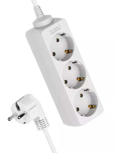 Удлинитель 3х5м с заземл. 16А IP20 ПВС 3х1 Космос YKsm5m-3g-Z(K)