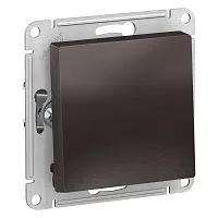 Механизм выключателя 1-кл. СП AtlasDesign 10А IP20 (сх. 1) 10AX с самовозвратом мокко SchE ATN000615