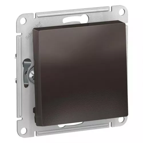 Механизм выключателя 1-кл. СП AtlasDesign 10А IP20 (сх. 1) 10AX с самовозвратом мокко SchE ATN000615