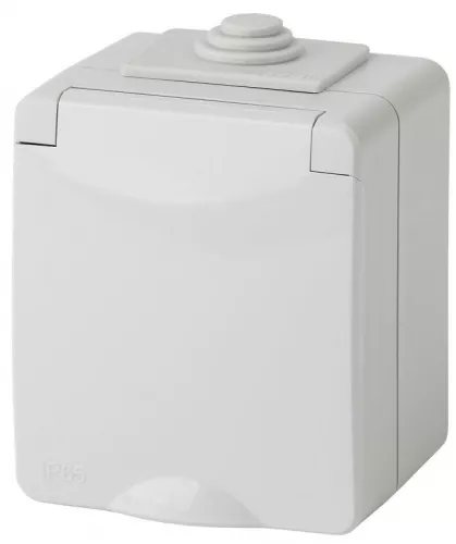 Розетка 1-м ОП Эра Эксперт 11-2602-03 16А IP65 250В 2P+E защ. шторки сер. Эра Б0035990 Розетка 1-м ОП Эра Эксперт 11-2602-03 16А IP65 250В 2P+E защ. шторки сер. Эра Б0035990