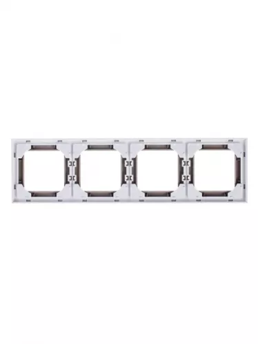 Рамка Levit 4п кофе макиато/бел. ABB 2CHH015040A6018 фото 3 Рамка Levit 4п кофе макиато/бел. ABB 2CHH015040A6018 фото 3