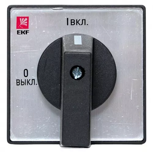 Переключатель кулачковый ПК-2-13 3П 25А "ВКЛ-ВЫКЛ" EKF pk-2-13-25 фото 2
