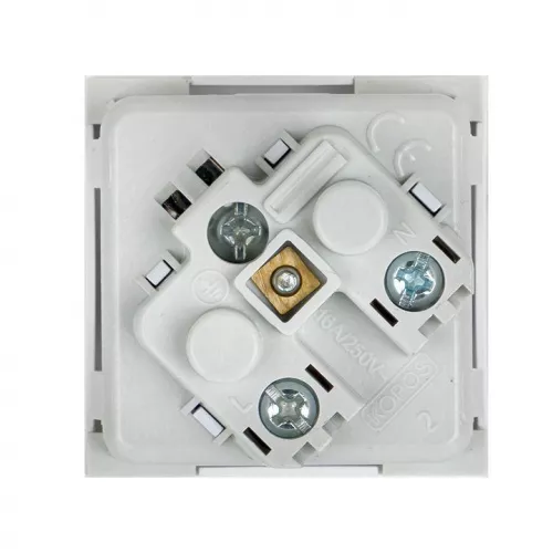 Розетка 45х45 PRO 45град. с заземл. белая EKF E6MR16-028-10-45 фото 4