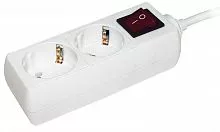 Удлинитель 2х3м с заземл. 16А IP20 У02К с выкл. 2P+PE IEK WYP10-16-02-03-ZK-N