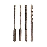 Набор буров по бетону 5-6-8-10х160мм 4шт пластик. коробка SDS PLUS Kranz KR-91-0405