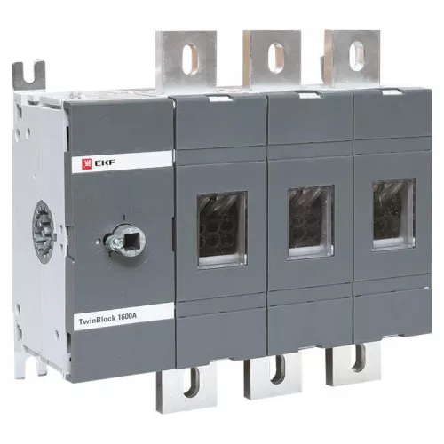Рубильник 3п 1600А без рукоятки управления TwinBlock PROxima EKF tb-s-1600-3p Рубильник 3п 1600А без рукоятки управления TwinBlock PROxima EKF tb-s-1600-3p