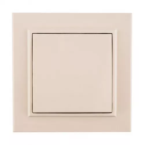 Выключатель 1-кл. СП Минск 10А IP20 беж. EKF ERV10-021-20 фото 2