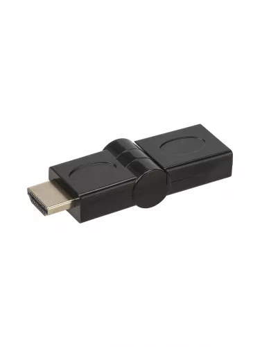 Переходник "АВП 5" штекер HDMI - гнездо HDMI поворотный на 180 градусов, позолоченные контакты, TDM фото 2