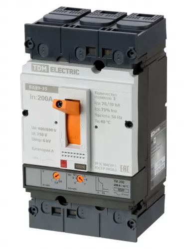 Заглушка клеммная короткая 3Р ЗКК-1 IP20 для ВА89-32/33/35 TDM (комплект 2 шт.) фото 7