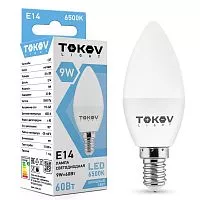 Лампа светодиодная 9Вт С37 6500К Е14 176-264В TOKOV LIGHT TKL-C37-E14-9-6.5K
