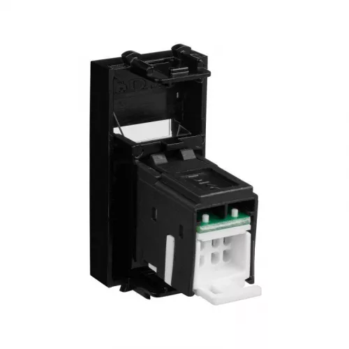 Розетка компьютерная 1мод. Avanti "Черный квадрат" RJ-45 модульная кат.6 DKC 4402291 фото 4