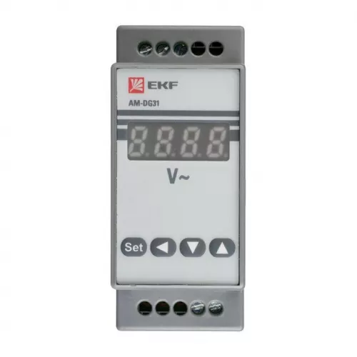 Вольтметр цифровой VD-G31 на DIN-рейку однофазный EKF vd-g31 фото 2