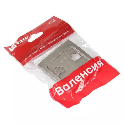 Панель лицевая Валенсия для розетки Phone 1-м кашемир PROxima EKF EST01-L-034-40 фото 3 Панель лицевая Валенсия для розетки Phone 1-м кашемир PROxima EKF EST01-L-034-40 фото 3