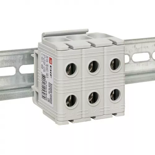 Клемма силовая вводная тройная КСВ 16-50кв.мм сер. PROxima EKF plc-kvs3-16-50-grey фото 5