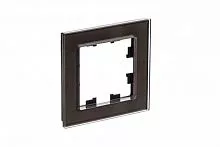Рамка 1-м AtlasDesign Nature стекло мокко SchE ATN320601