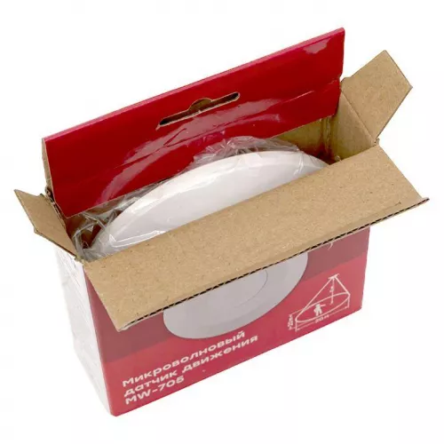 Датчик движения микроволновый MW-705 2000Вт 360гр. до 8м IP20 бел. PROxima EKF dd-mw-705 фото 8