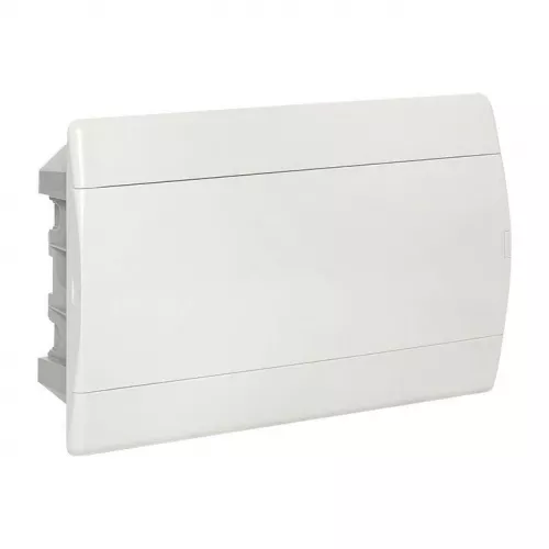 Щит ЩРВ-П-18 IP41 бел. дверца (пром. упак.) Basic EKF pb-v-18w-bas