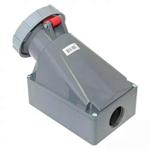 Розетка стационарная наружная 1342 3Р+РЕ 63А 380В IP67 PROxima EKF ps-1342-63-380 фото 8