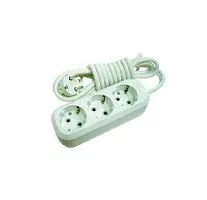 Удлинитель 3х3м с заземл. 16А IP20 Makel MGP133