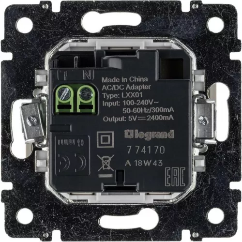 Розетка USB 2-м СП Valena сл. кость Leg 774170 фото 13