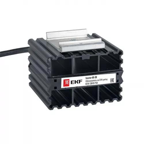 Обогреватель на DIN-рейку 60Вт 230В IP20 PROxima EKF heater-60-20 фото 2 Обогреватель на DIN-рейку 60Вт 230В IP20 PROxima EKF heater-60-20 фото 2