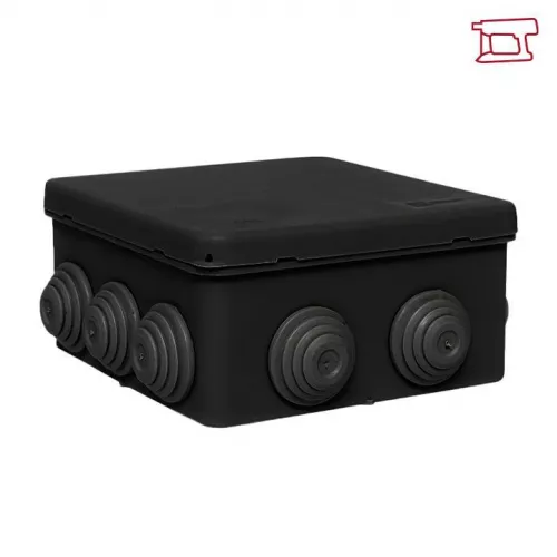 Коробка распаячная КМР-030-014 с крышкой 100х100х50 8 мембранных вводов IP54 черн. EKF plc-kmr-030-014-b фото 2 Коробка распаячная КМР-030-014 с крышкой 100х100х50 8 мембранных вводов IP54 черн. EKF plc-kmr-030-014-b фото 2