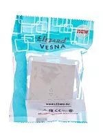 Механизм выключателя проходн. 1-кл.СП VESNA кремов. LEZARD 742-0388-105