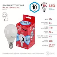Лампа RED LINE LED P45-10W-840-E14 R E14 10Вт Шар нейтр. бел. Эра Б0050233