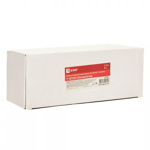 Сжим ответвительный У-870М (95-150/16-50кв.мм) (орех) StreamLine EKF y870m фото 7