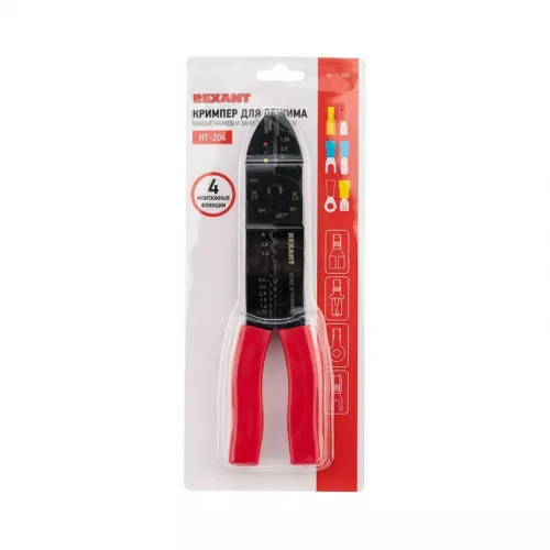 Кримпер для обжима након. и зачистки (HT-204 TL-204) Rexant 12-3033 фото 3