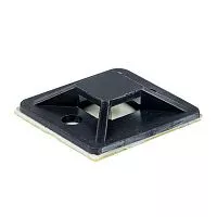 Площадка самоклеящаяся 30х30мм черн. (уп.100шт) EKF plc-30x30-b